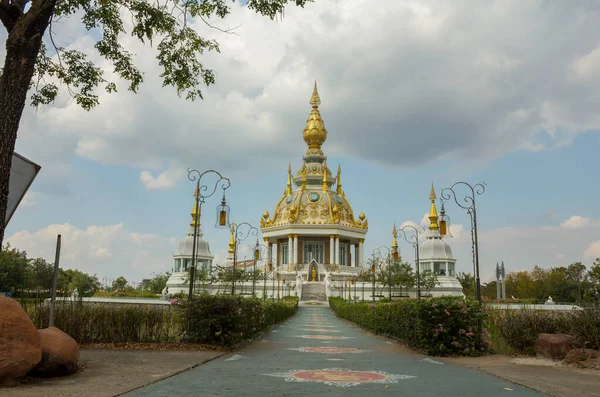 Wat Thung Setthee Tayland Başkenti Khon Kaen Budist Liyakat Merkezi — Stok fotoğraf