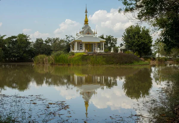 Wat Thung Setthee Berömd Buddhistisk Attraktion Och Buddhistisk Meritplats Khon — Stockfoto