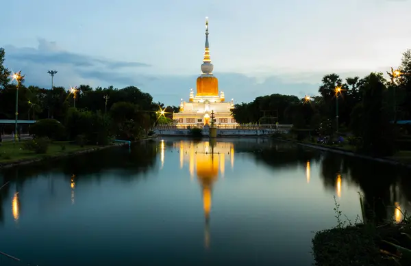 Wat Phra Dun Famous Buddhist Attraction Buddhist Merit Site Mahasarakham — Stock Photo, Image