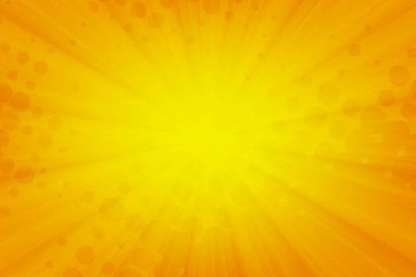 Fondo Amarillo Con Rayos Sol Ilustración Vectorial — Vector de stock