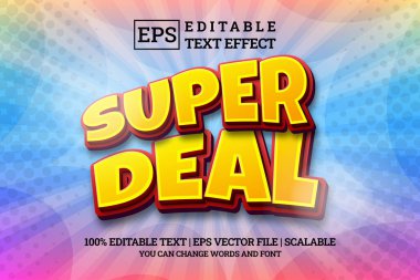 retro komik biçim düzenlenebilir metin efekti