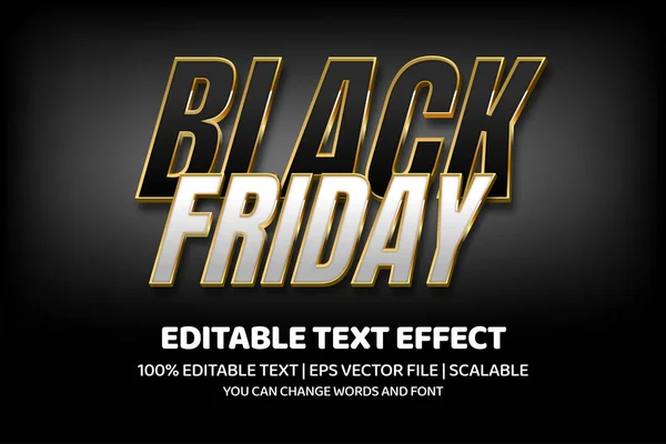 Stylized Banner Black Friday Lettering Vector Illustration — стоковый вектор