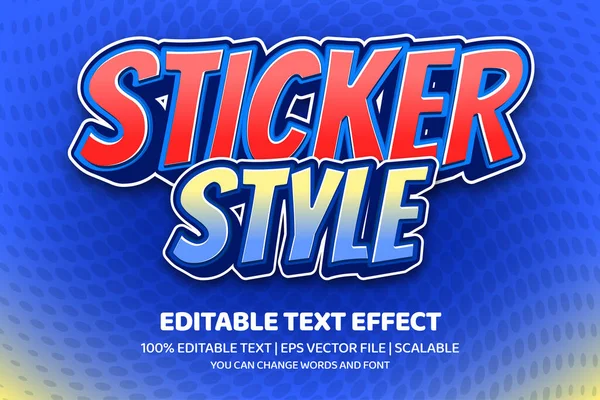 Stylized Banner Sticker Style Lettering Vector Illustration — 图库矢量图片