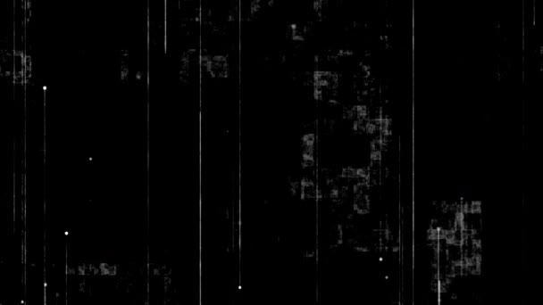 简单的黑色背景动画 轻柔移动的白色和灰色直线和球体 以及咕噜声质感 这个黑暗的极简运动背景是完整的Hd和无缝循环 — 图库视频影像