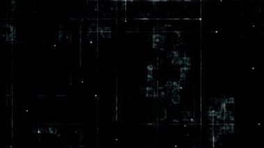 Simple black background animation with gently moving distressed lines and spheres and grunge noise texture. This dark minimalist textured motion background is full HD and a seamless loop.
