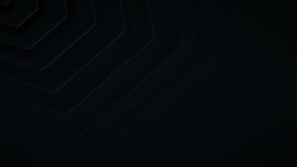 Темно Зелений Напівтоновий Випромінювач Формує Геометричний Рух Фону Full Циклічна — стокове відео