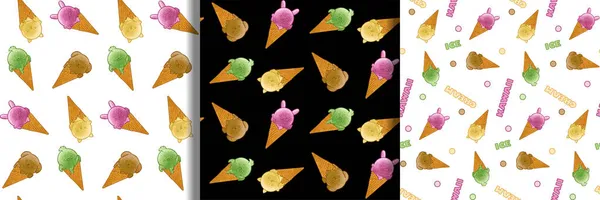 Djur glass sömlösa mönster som — Stock vektor
