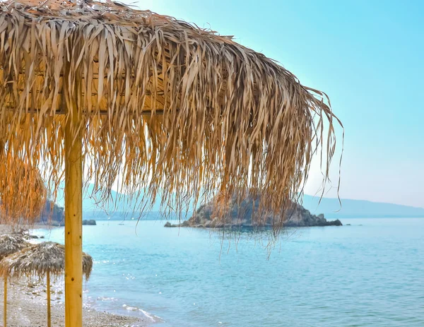 Parasol sur la plage — Photo