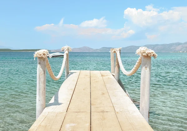 Bridge in sea — Stock Photo, Image