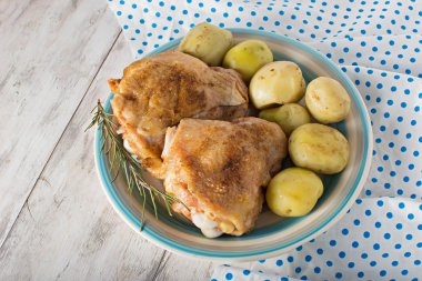 tabak pişmiş tavuk