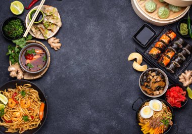 Asya yemekleri. Çin, Japon ve Tayland mutfağı
