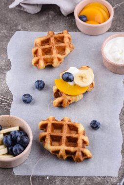 Croffle veya croissant waffle, moda yemekler..