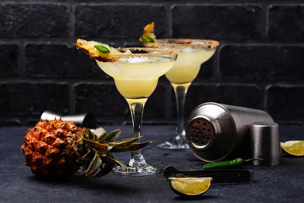 Margarita med ananas och jalapeno — Stockfoto