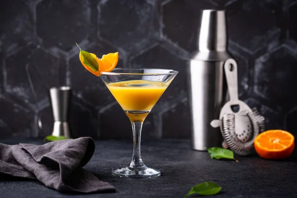 Oranžové martini nebo koktejl Margarita — Stock fotografie