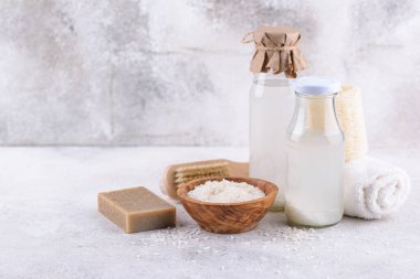 Pirinç suyu. Mayalanmış güzellik kozmetik