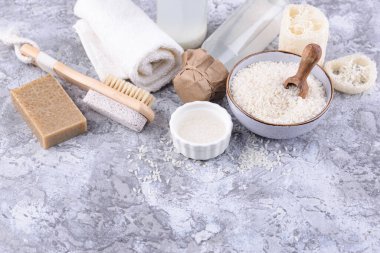 Pirinç suyu. Mayalanmış güzellik kozmetik