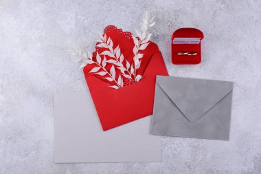 Düğün davetiyesi. Tarih kavramını kaydet