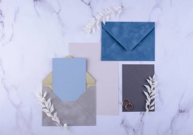 Düğün davetiyesi. Tarih kavramını kaydet