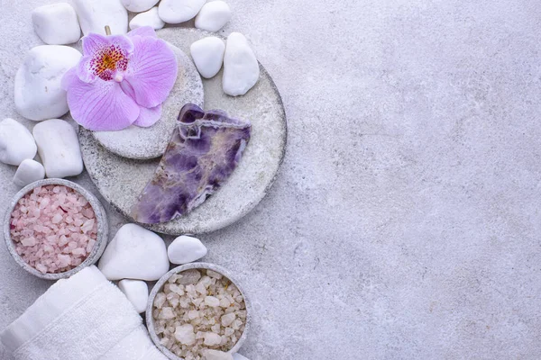 Spa konsepti. Doğal güzellik kozmetikleri