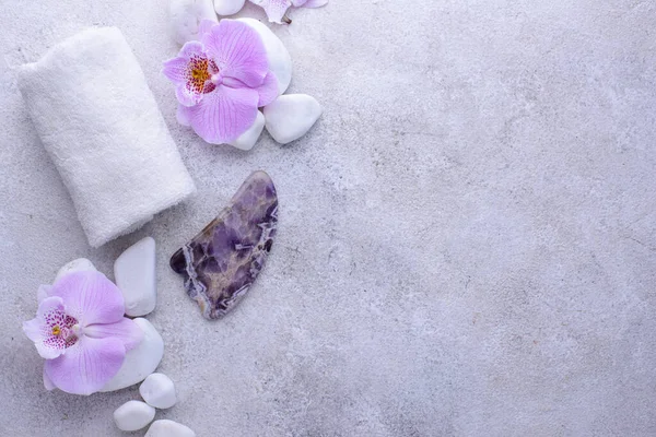 Spa konsepti. Doğal güzellik kozmetikleri