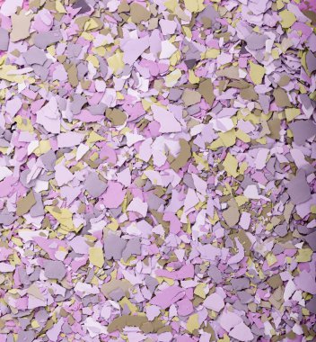 Terrazzo yapmak için renkli beton parçaları