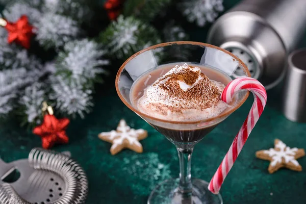 Cóctel de martini polo norte de Navidad — Foto de Stock