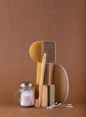 Çevre dostu sıfır atık dayanıklı konsept. Dengeli kompozisyon. Modern hayat