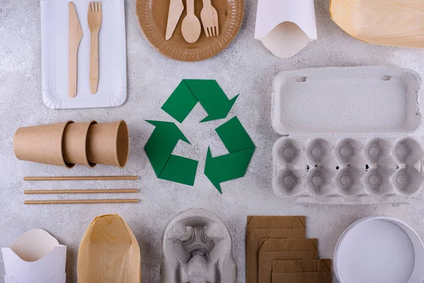 Reusable Natural Zero Waist Eco Friendly Sustainable Food Packaging — 스톡 사진