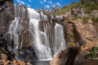Güzel MacKenzie Grampians Ulusal Parkı 'na düştü, Victoria, Avustralya