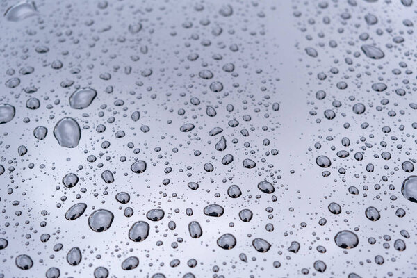 Rain Drops Mirror Text Space Royalty Free Stock Images