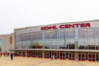 Madison, WI - 2021: Wisconsin Üniversitesi kampüsündeki Kohl Merkezi