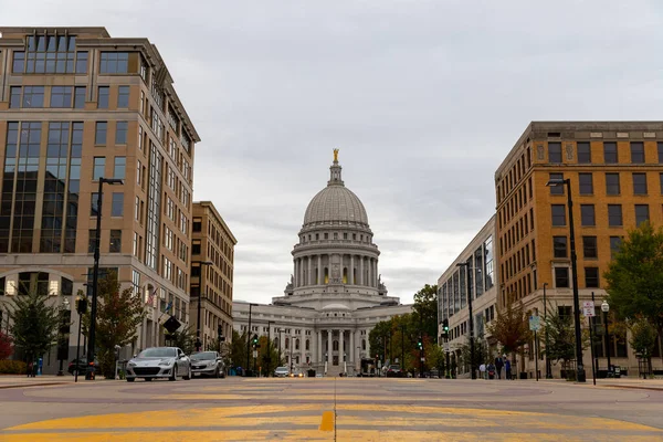 Madison 2021 Wisconsin State Capitol Building — Stock Photo, Image