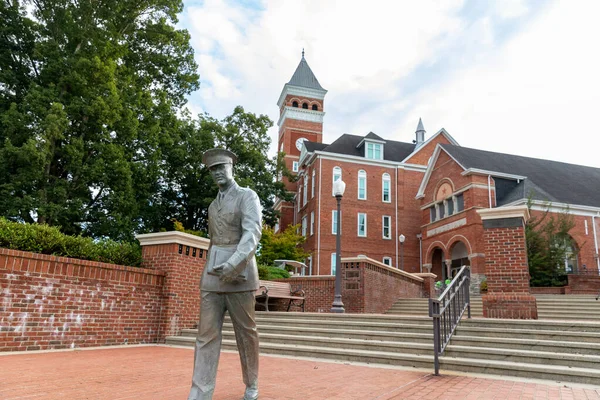 Clemson 2021 Statua Dell Ufficiale Militare Military Heritage Plaza Del — Foto Stock