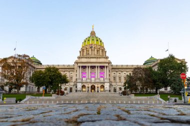 Harrisburg, PA - 2021: Pennsylvania Eyalet Binası