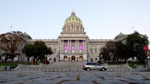 Pennsylvania State Capitol Building Harrisburg — Vídeo de Stock