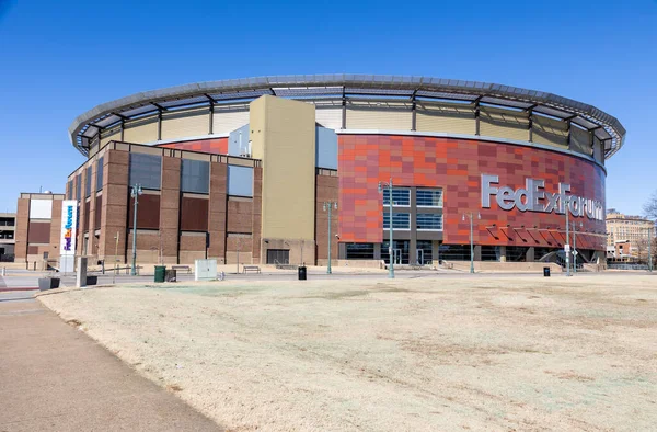 Memphis 2022 Fedex Forum Downtown Memphis Heimat Der Nba Memphis — Stockfoto