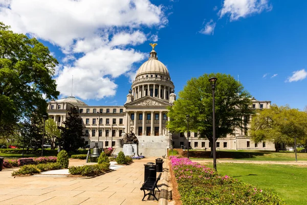 Jackson Abril 2022 Edificio Del Capitolio Mississippi Jackson — Foto de Stock