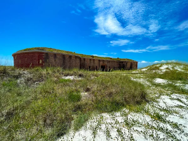 Ship Island Junio 2022 Fort Massachusetts Ubicado Ship Island Golfo — Foto de Stock