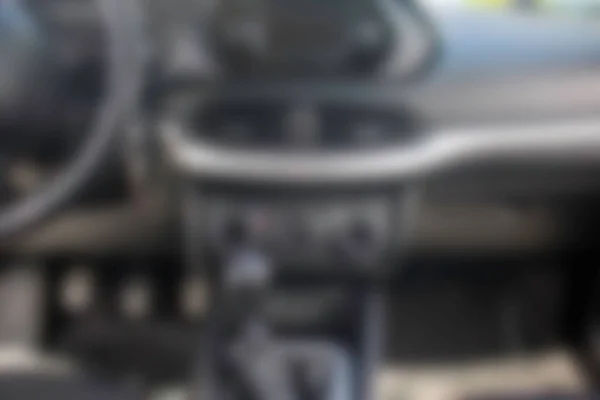 車の中でぼやけている フィアット エーゲ海モデル — ストック写真