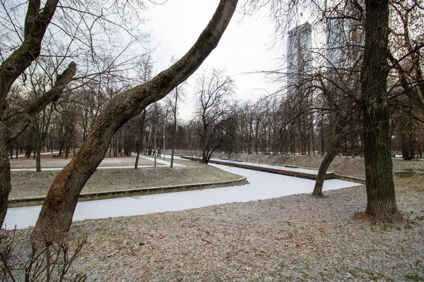 Rusya 'dan Moskova şehrinin güzel manzarası.