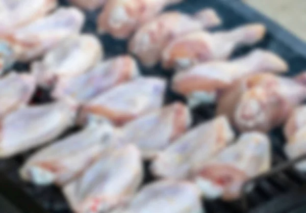 Balık Yiyecek Kalabalığıyla Bulanık Bir Arkaplan — Stok fotoğraf