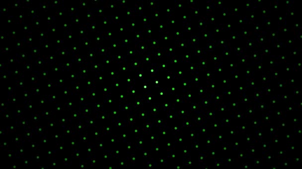 黒または黒の背景にある3次元粒子 — ストック動画