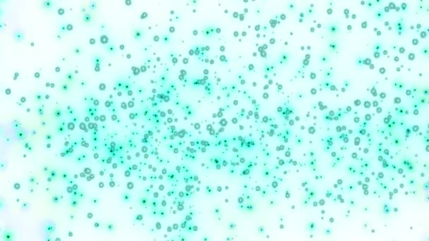 Moving Different Kinds Colored Virus Particles Dark Background — Stockvideo