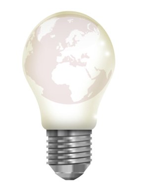 hafif bir kabarcık dünyada