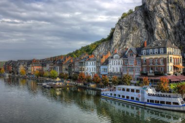 şehrin bir dinant, Belçika, Avrupa