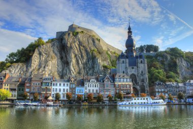 şehrin bir dinant, Belçika, Avrupa