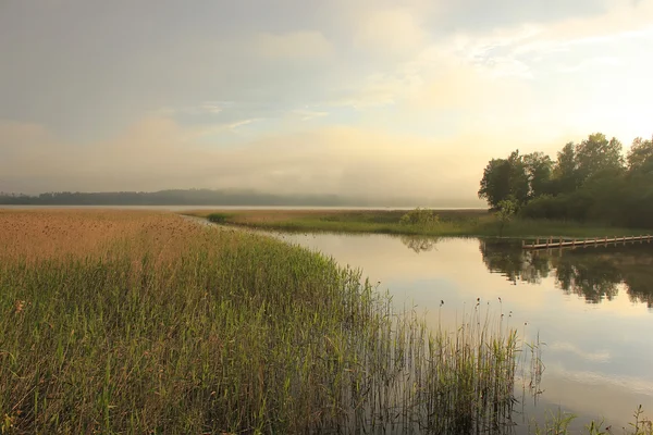 Ladožské jezero, karelia, Rusko — Stock fotografie