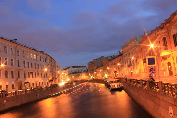 Der Fluss moika, st petersburg — Stockfoto