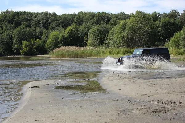 Jeep wrangler in Russia — Stock Photo, Image