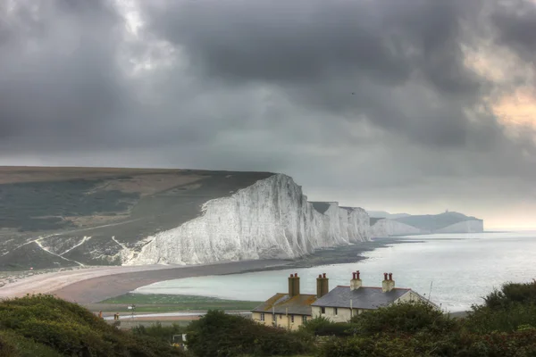 Cliffs of the seven sisters, UK — Stock Photo, Image